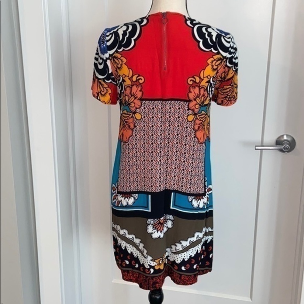 Bright Colored Shift Dress - Picture 3 of 6